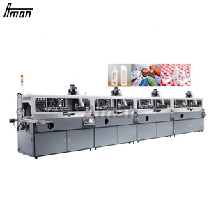 Fully Automatic Multi Color Plastic Bottles Silk Screen Printing Machine