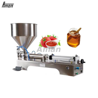 Semi Automatic Cream Water Bottle Filling Packaging Machine With Heater Filler