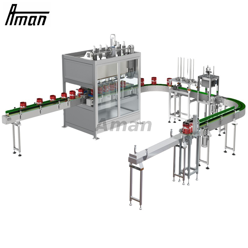 Automatic High-efficient Alcohol Liquid Solvent Base Paint Explosion Proof Filling And Capping Machine